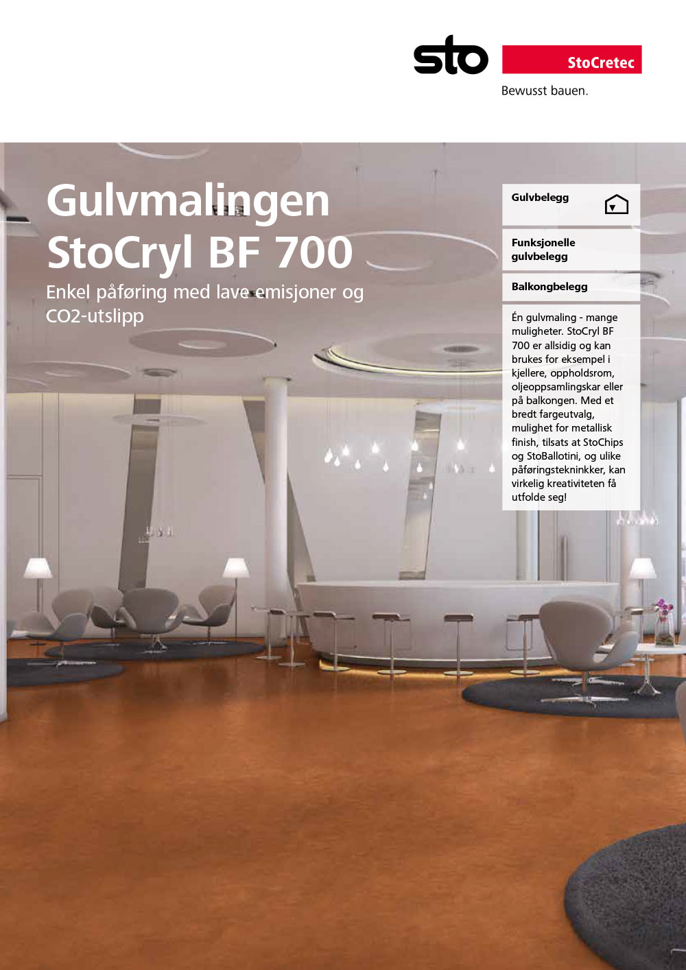 StoCryl BF 700 gulv fra Sto Norge