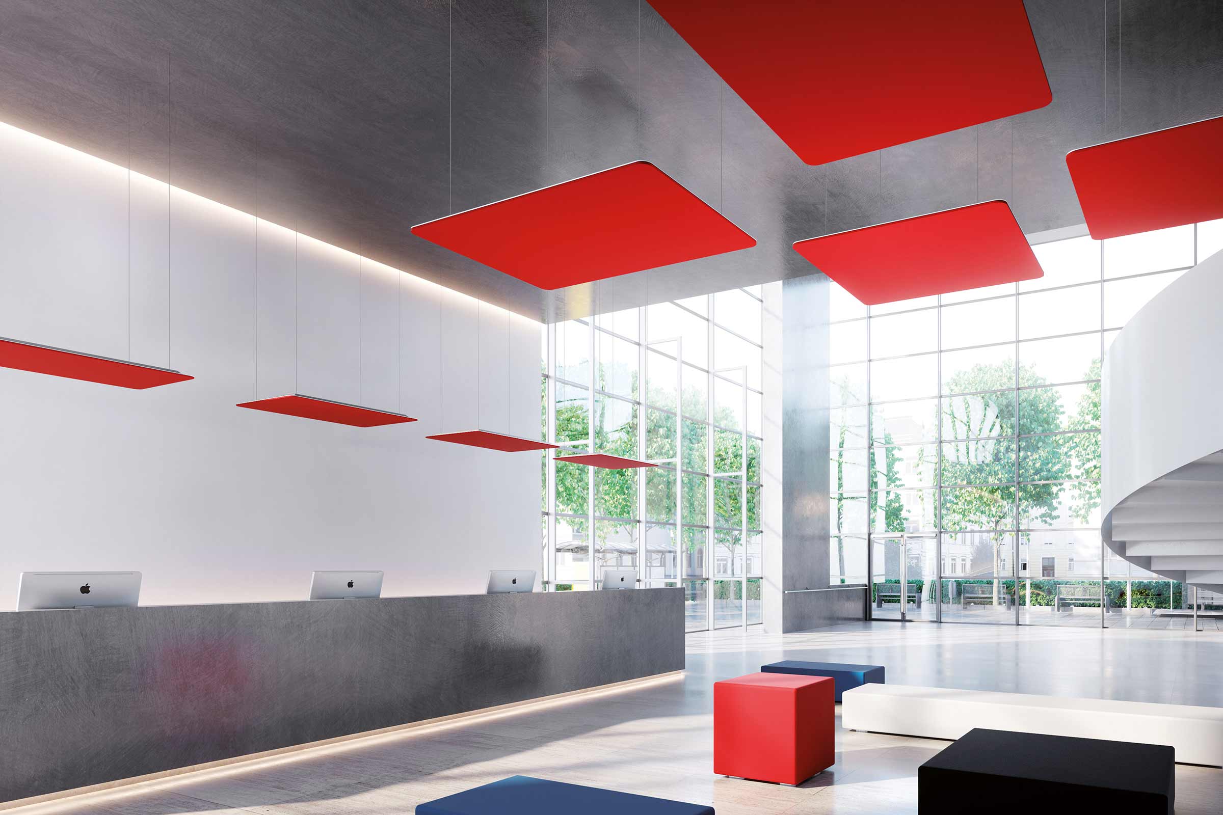 Materiell av PET-fiber og glassgranulat