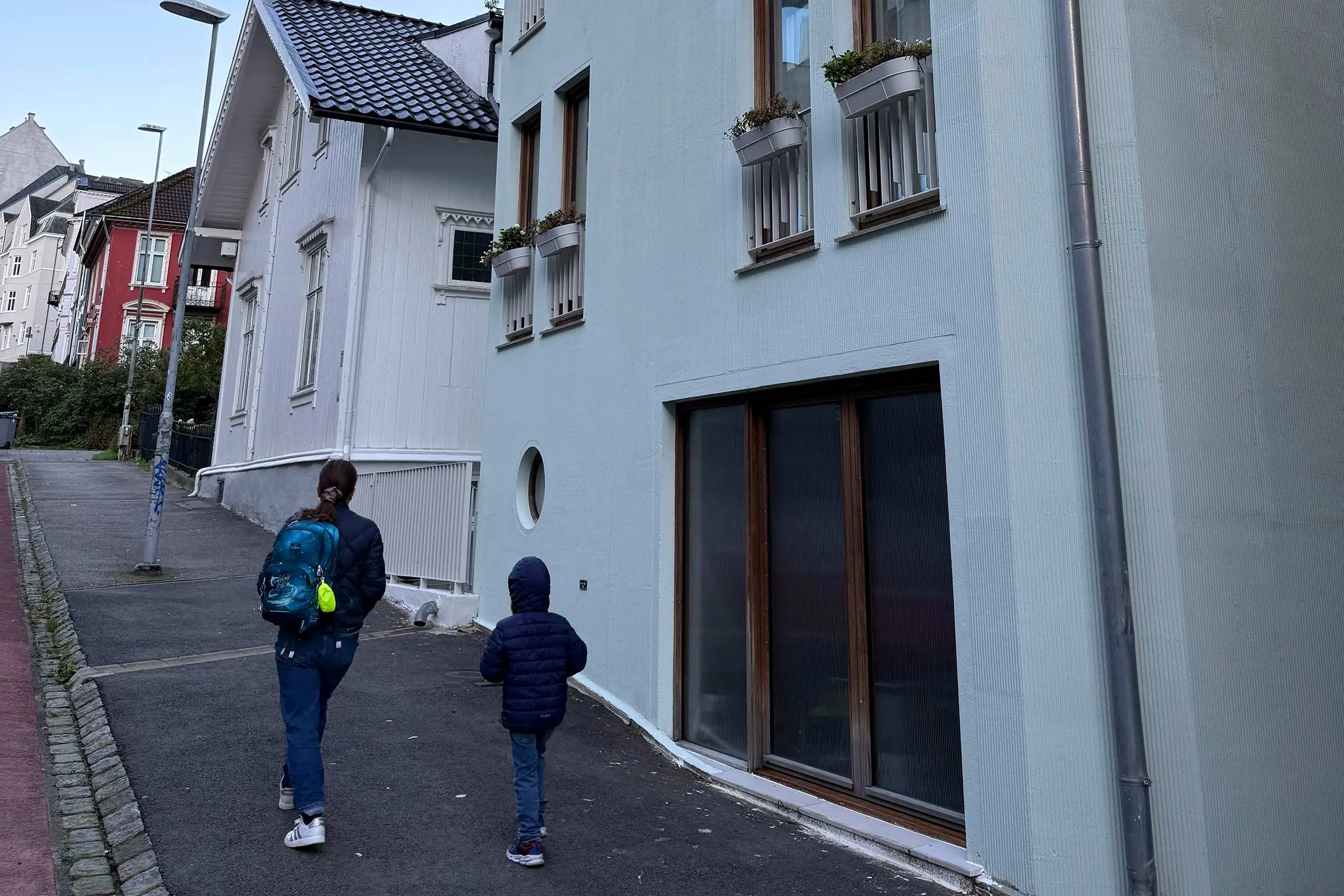 Enebolig i Bergen | mur med Linear 30