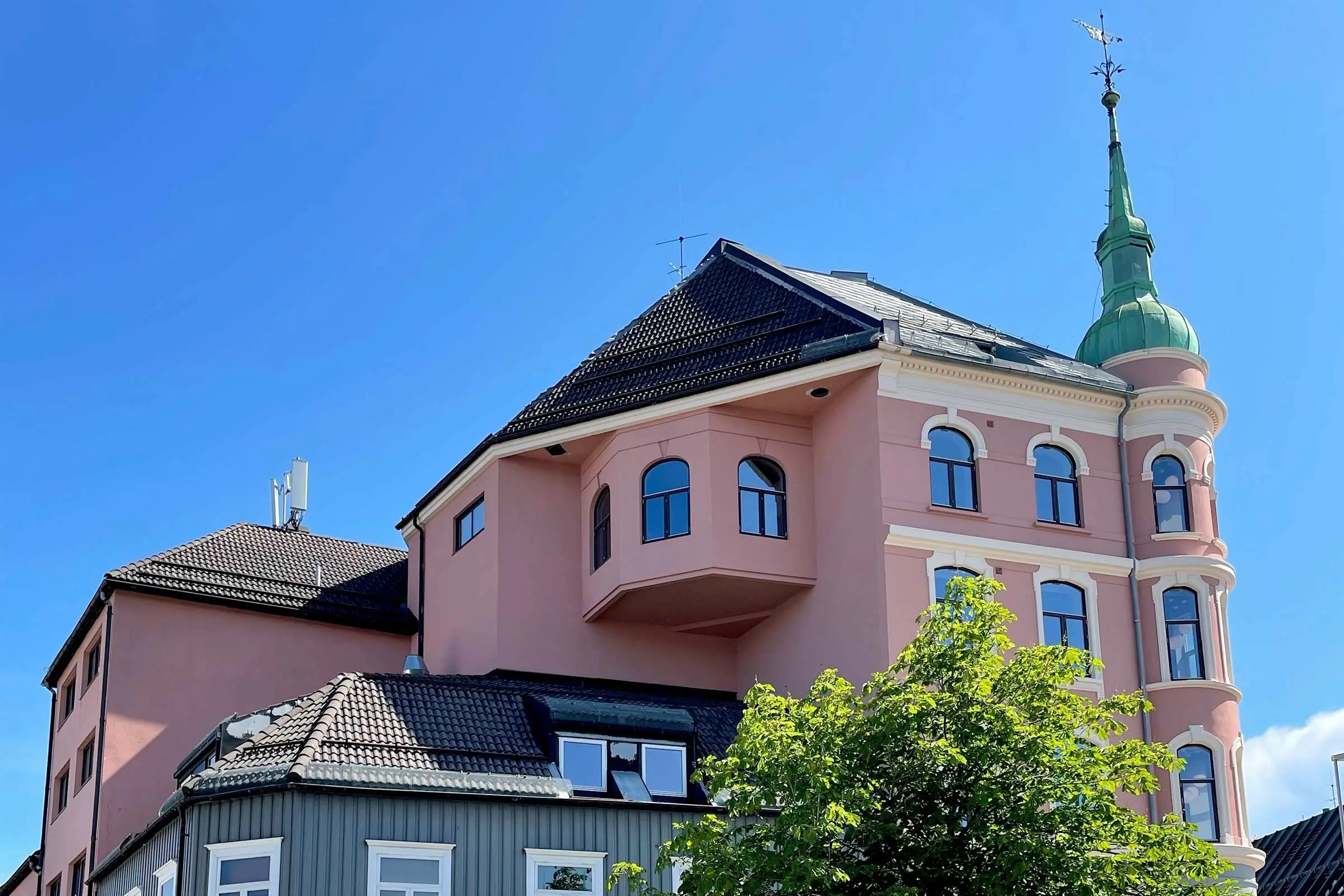 Olav Tryggvasonsgate med Sto pussbruk B - Sto Hydrogrund - StoColor Lotusan