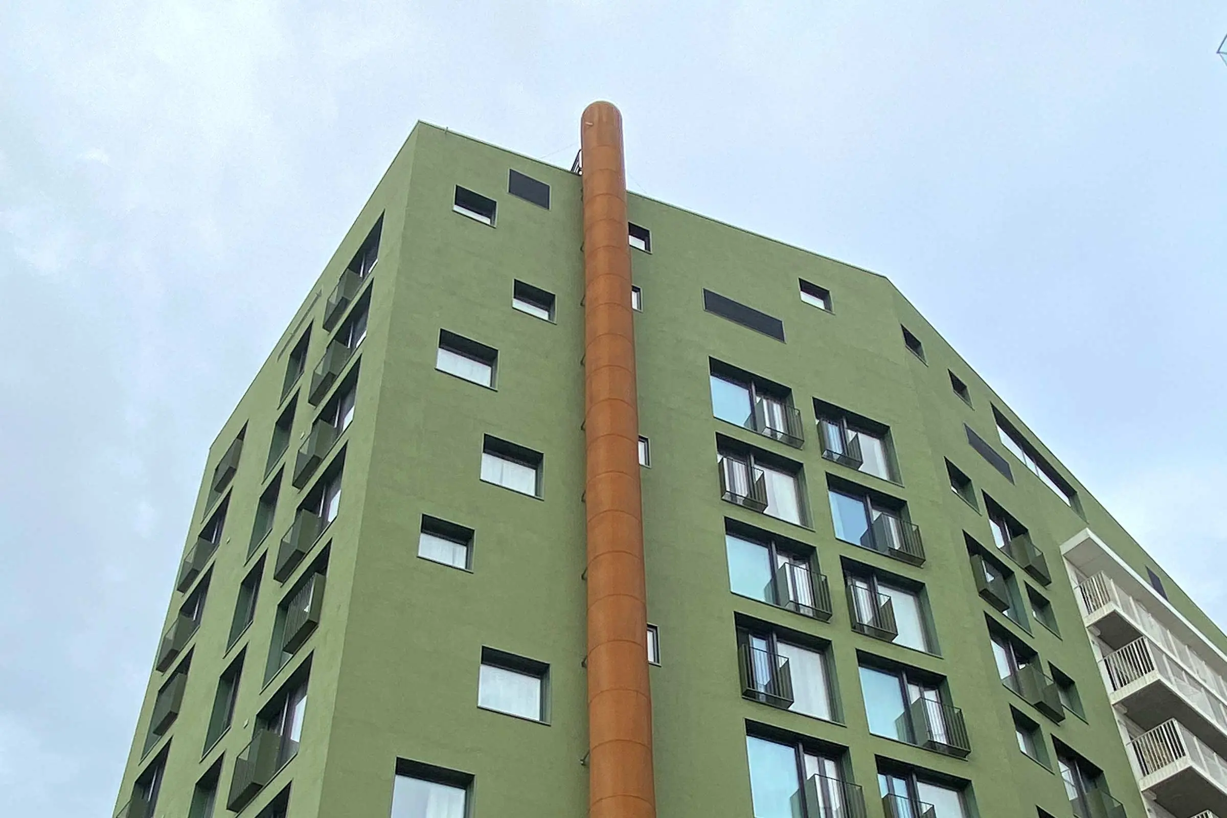 Hotell Riviera med StoVentec R fasade