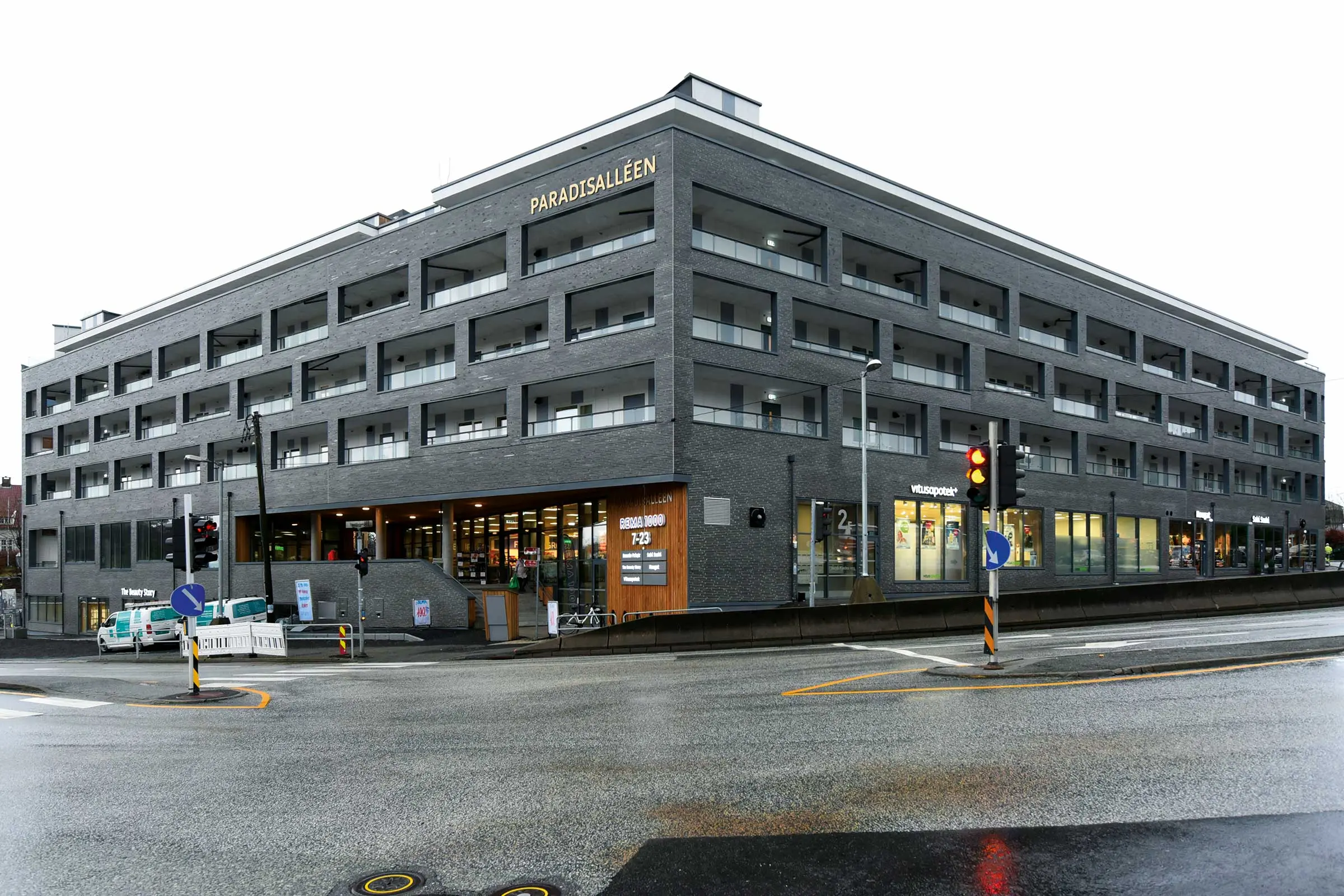 Paradisaleen i Bergen med StoVentec Brick fasade