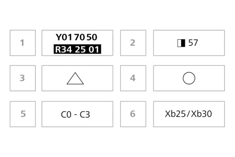 Symbolforklaring for fargevifta