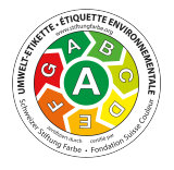 Miljøetikett CH A farget