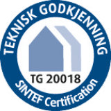 TG 20018 – SINTEF Teknisk Godkjenning